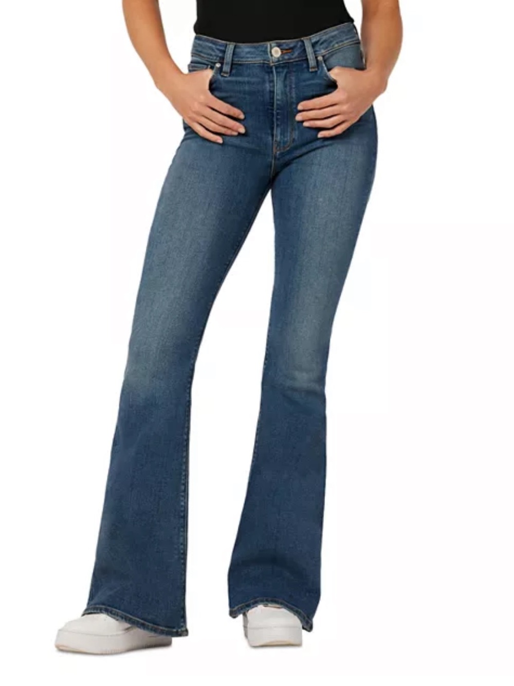 NWT HUDSON Holly High Rise Flare Leg Jeans | Sandcastle Blue Sz 29